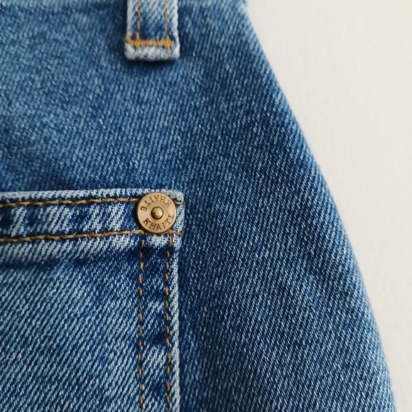 Khaite Raquel Patch Pocket Crop Flare Jeans In Vintage Blue 30 - Picture 8 of 16